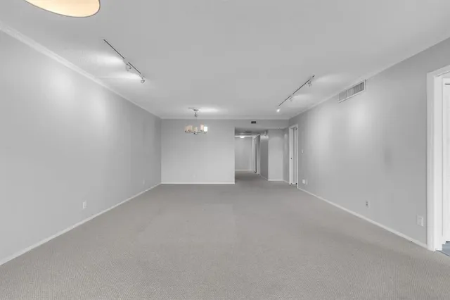 an empty room with a empty space