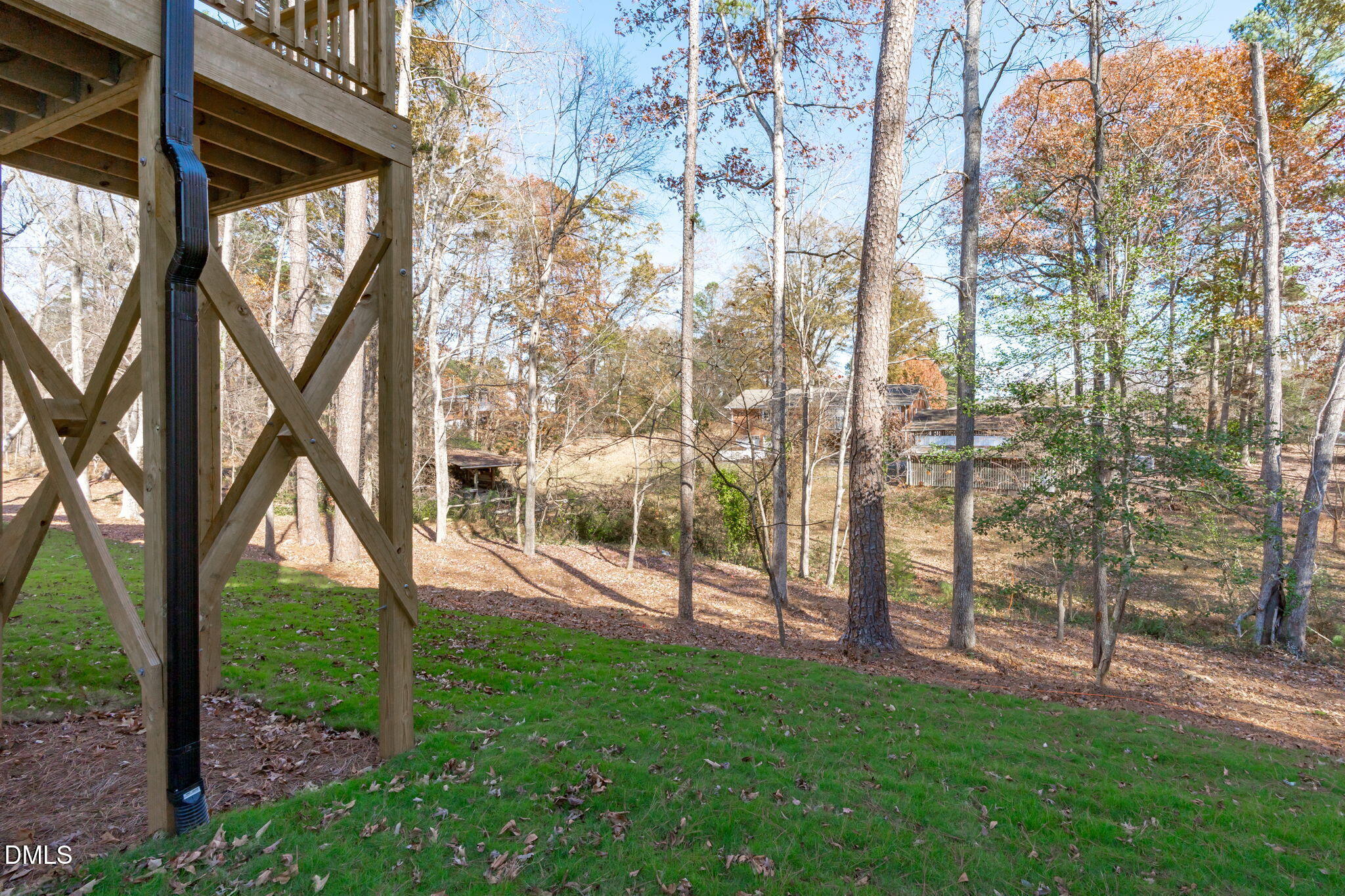 639 Conover Road, Unit B Durham, NC 27703 - Photo 41 of 48 a view of a backyard with garden