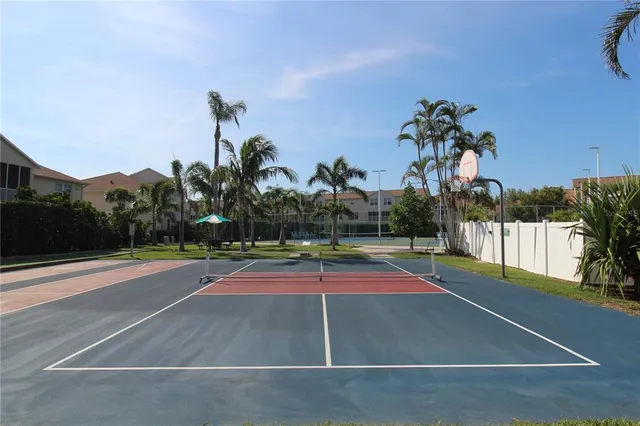 a view of a tennis court