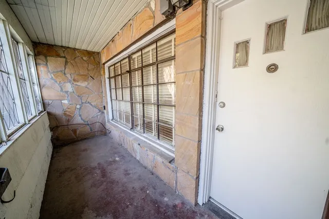 a view of front door