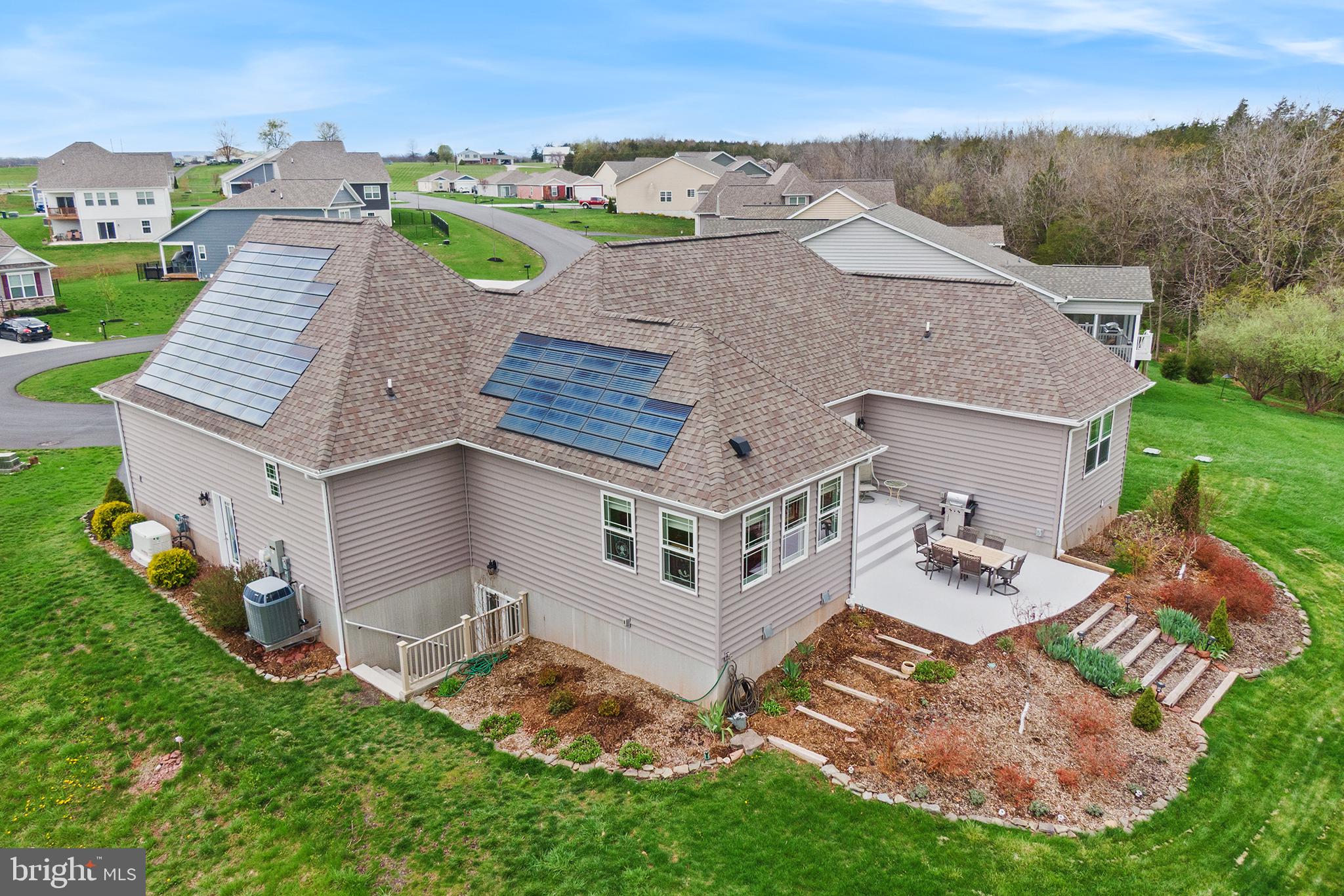 60 Cooper Lane Gettysburg, PA 17325 - Photo 39 of 51 an aerial view of a house with a garden and a yard