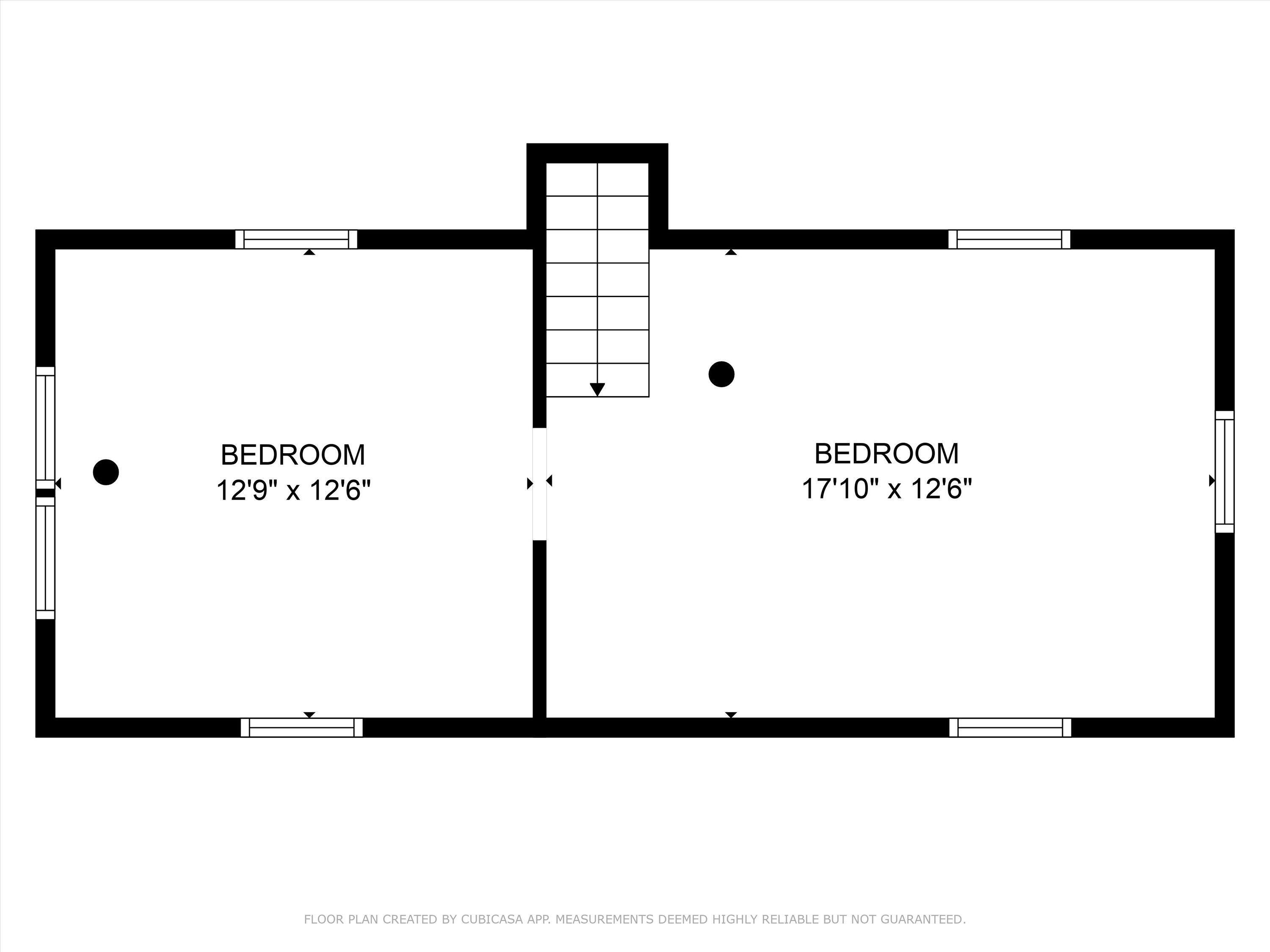 766 Bonney Brook Road Princeton, ME 04668 - Photo 70 of 72 Floor Plan 2nd level cottage...