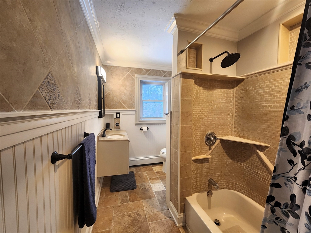204 Lower Gore Road Webster, MA 01570 - Photo 9 of 36 a bathroom with a tub sink and mirror