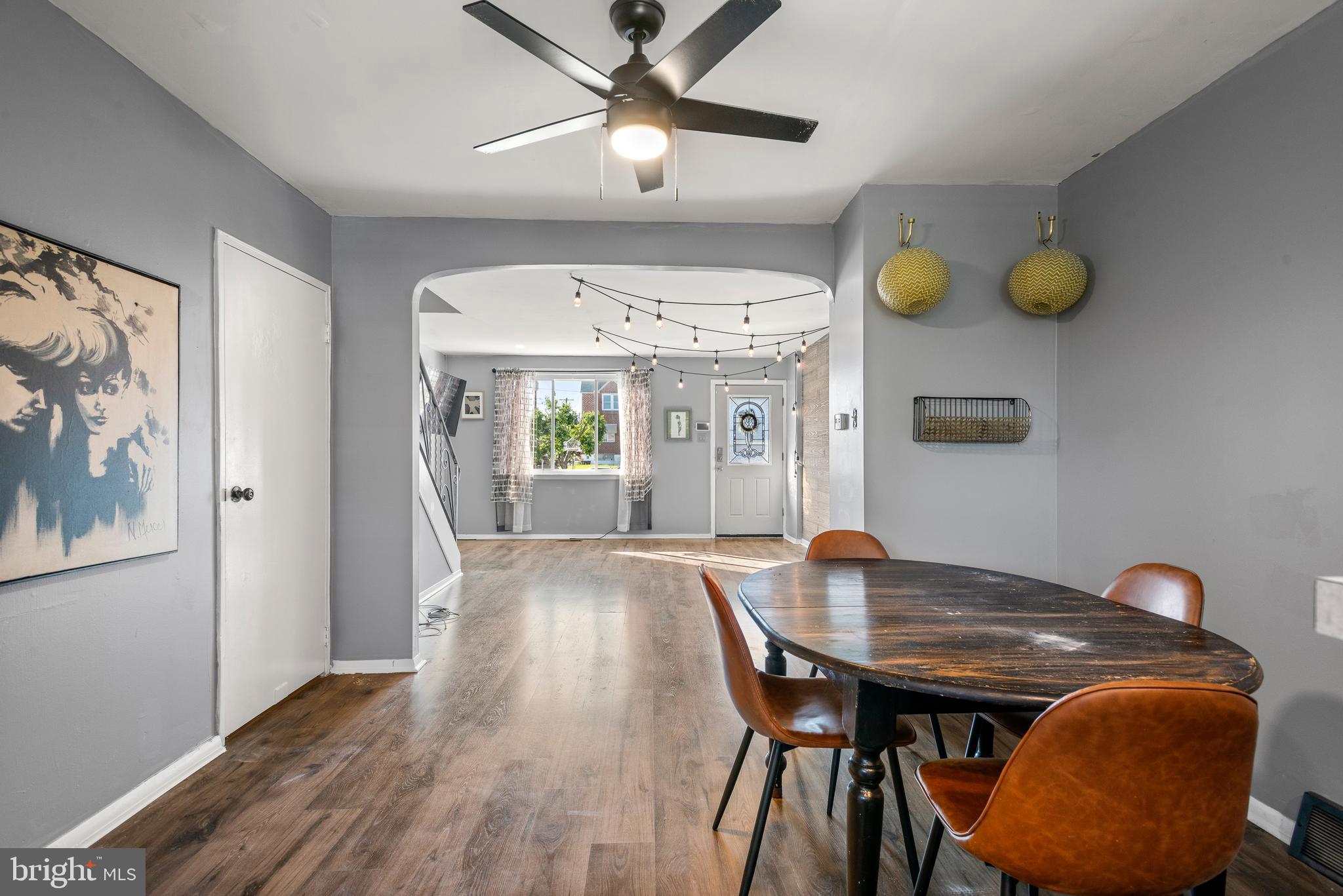8601 Jackson Street Philadelphia, PA 19136 - Photo 6 of 33 a view of a dining room with furniture and wooden floor
