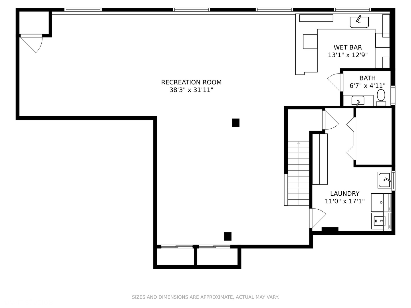 601 Partridge Drive West Chicago, IL 60185 - Photo 39 of 39 a picture of a floor plan