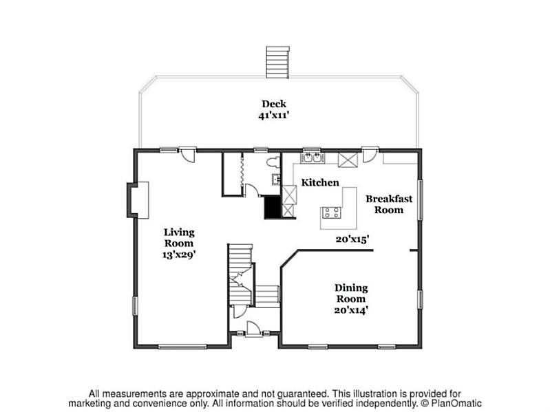 74 Charles Harpin Road Scituate, RI 02825 - Photo 24 of 25 1st Floor Plan.