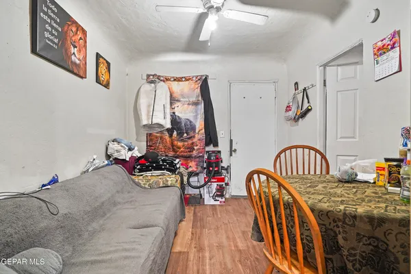 a bedroom with furniture and a couch