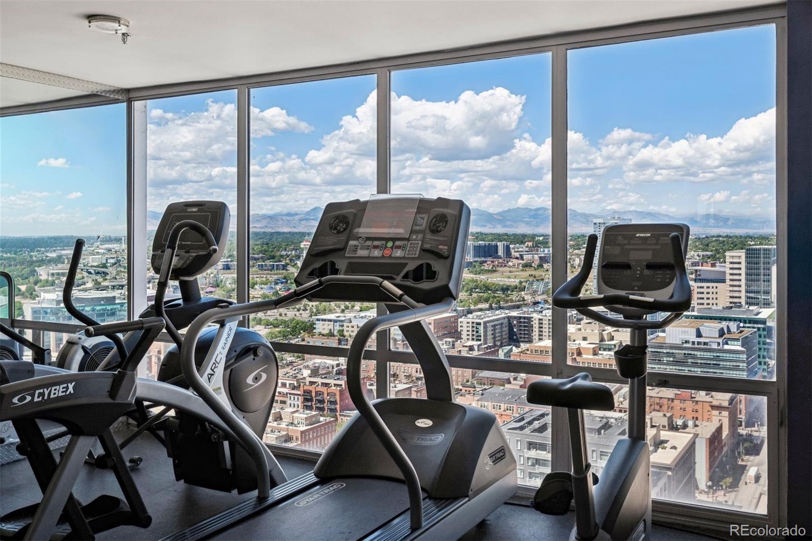 1625 Larimer Street, Unit 1208 Denver, CO 80202 - Photo 25 of 41 a view of a room with gym equipment