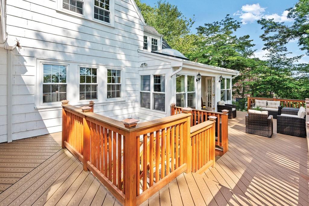 118 Wallis Road Brookline, MA 02467 - Photo 28 of 29 a swimming pool with outdoor seating