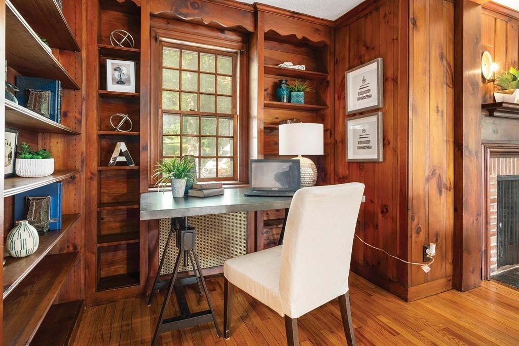 118 Wallis Road Brookline, MA 02467 - Photo 3 of 29 a dining room with furniture and window