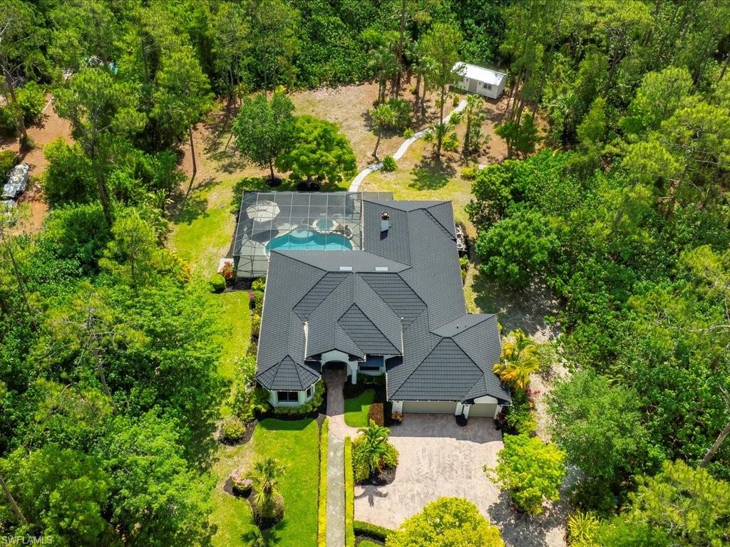 2360 19th Street Southwest Naples, FL 34117 - Photo 9 of 50 View from above of property with a pool