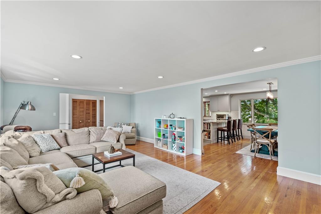 440 Miranda Road Pittsburgh, PA 15241 - Photo 11 of 45 a living room with furniture and a wooden floor