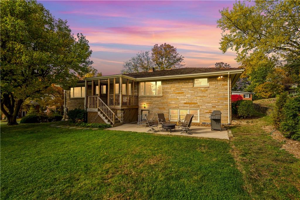 440 Miranda Road Pittsburgh, PA 15241 - Photo 45 of 45 a backyard of a house with garden and barbeque oven
