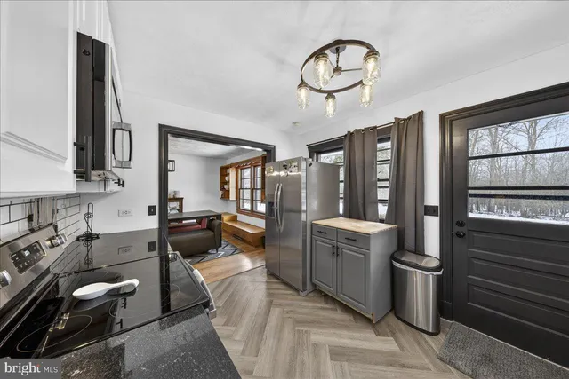 a room with furniture and window