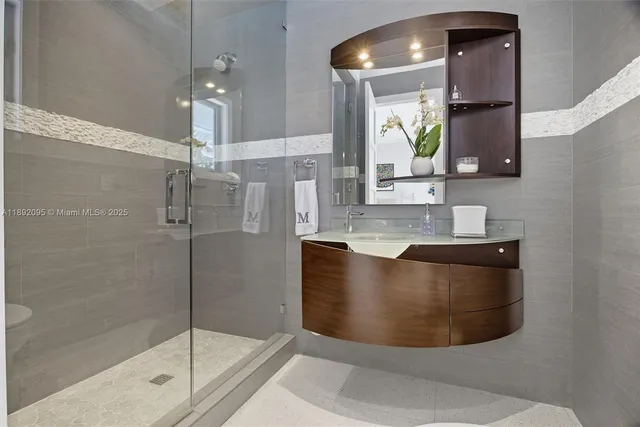 a view of a patio with furniture and a table