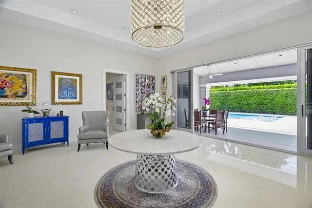a front view of a house with a garden and porch