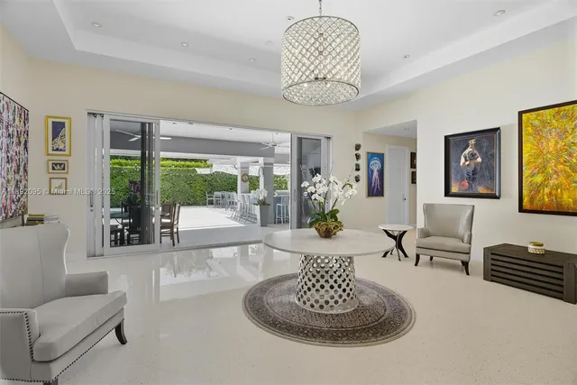 a room with furniture and window