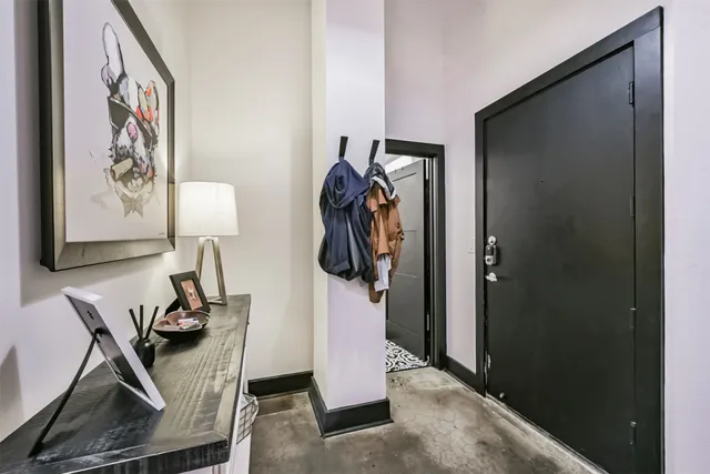 a room with storage and utility