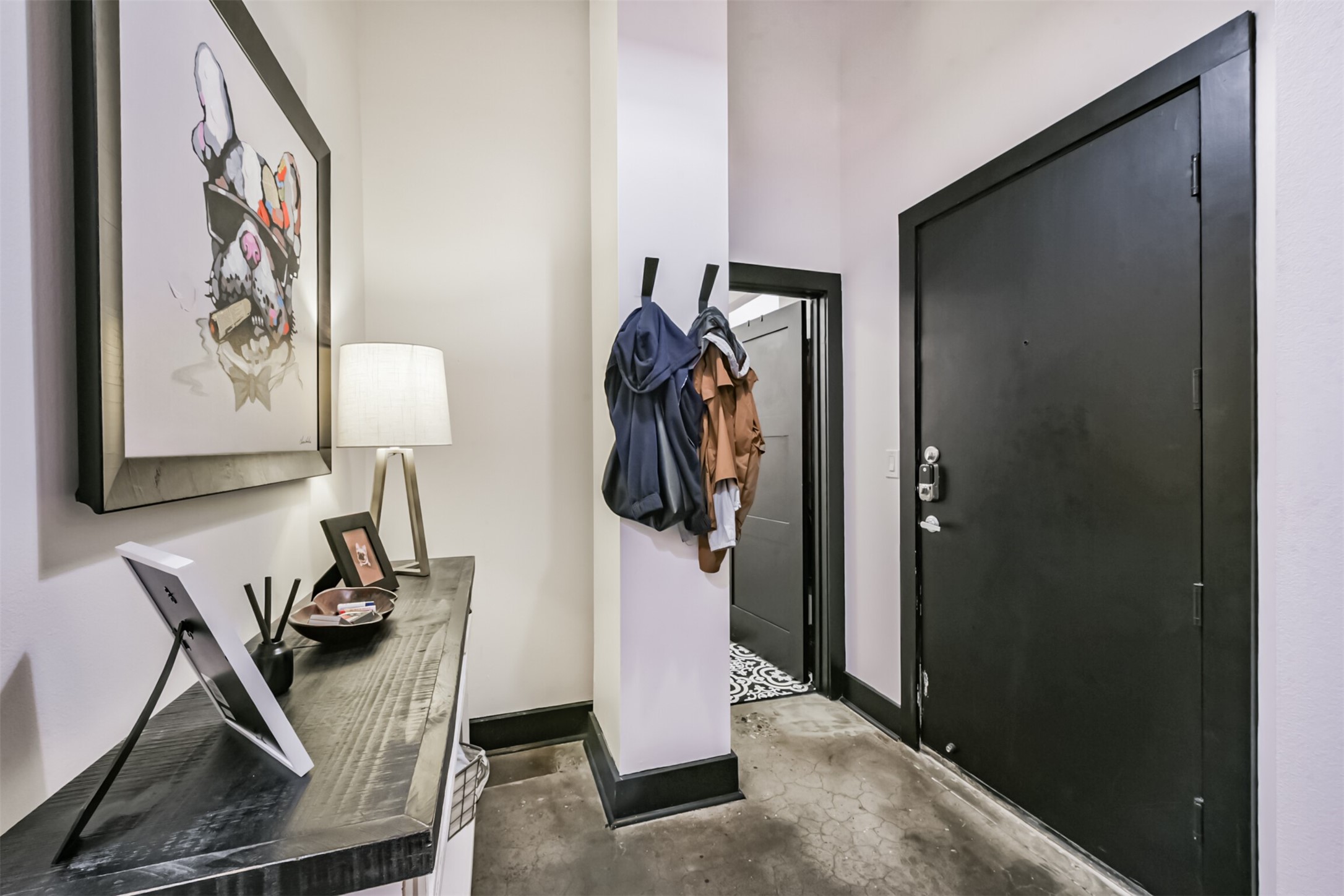 705 Main Street, Unit 321 Houston, TX 77002 - Photo 13 of 39 a room with gym equipment and view of living room