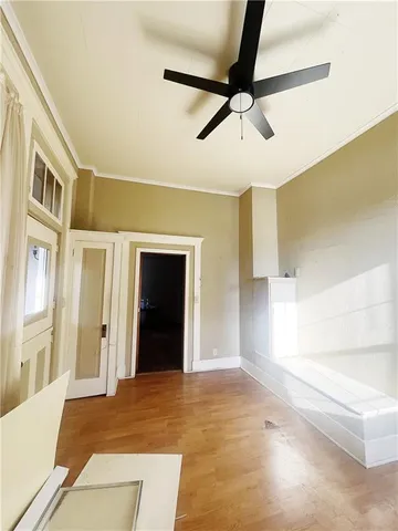 a view of an empty room