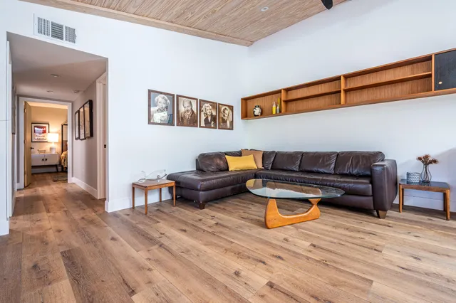 a room with furniture and a window