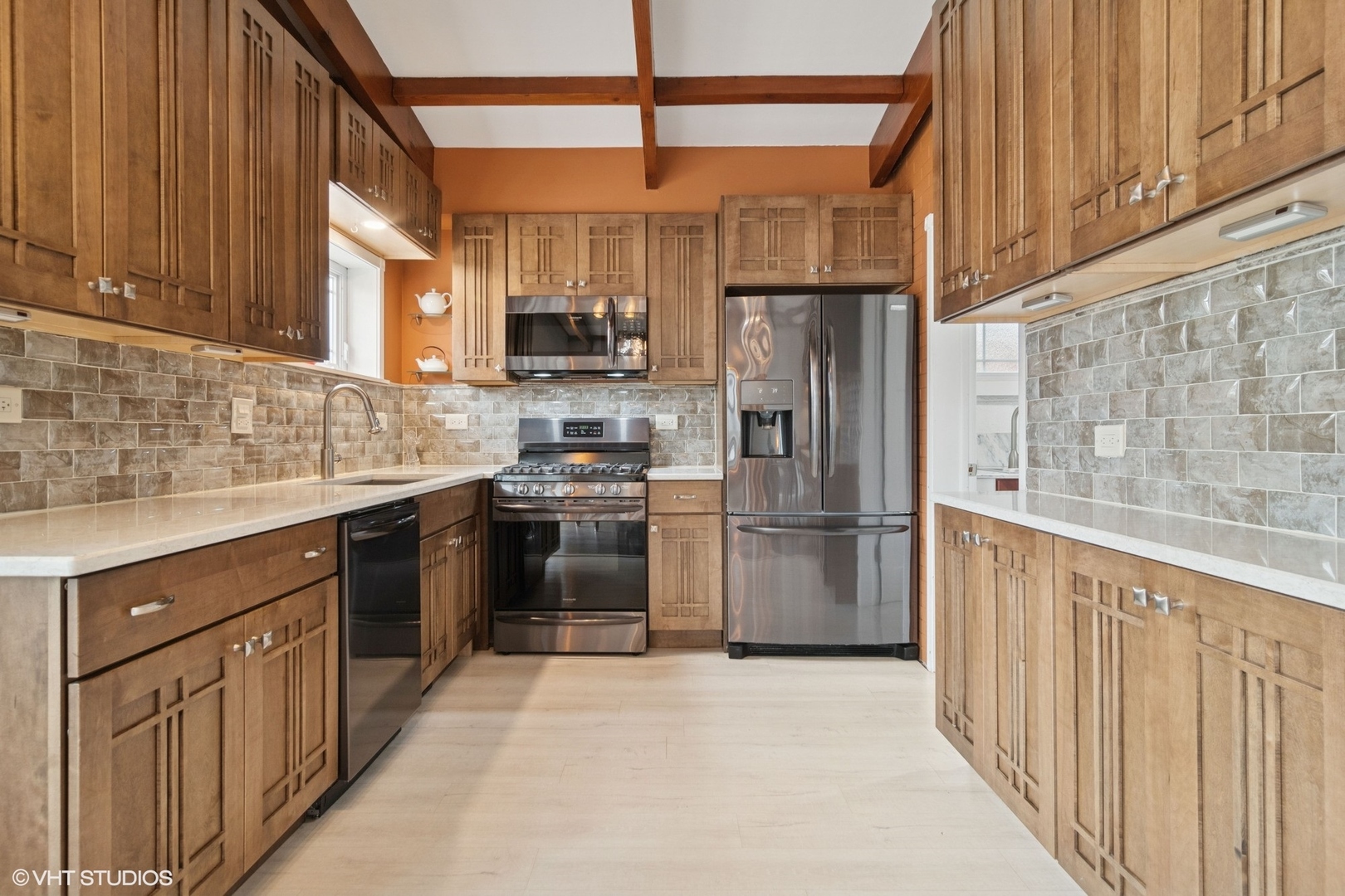 1505 Good Avenue Park Ridge, IL 60068 - Photo 6 of 19 a kitchen with stainless steel appliances a refrigerator and a sink
