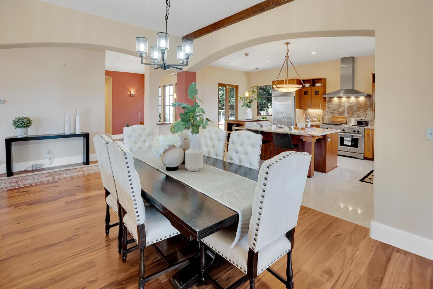 3030 Pleasant Valley Road Aptos, CA 95003 - Photo 13 of 70 a view of a dining room with furniture and wooden floor