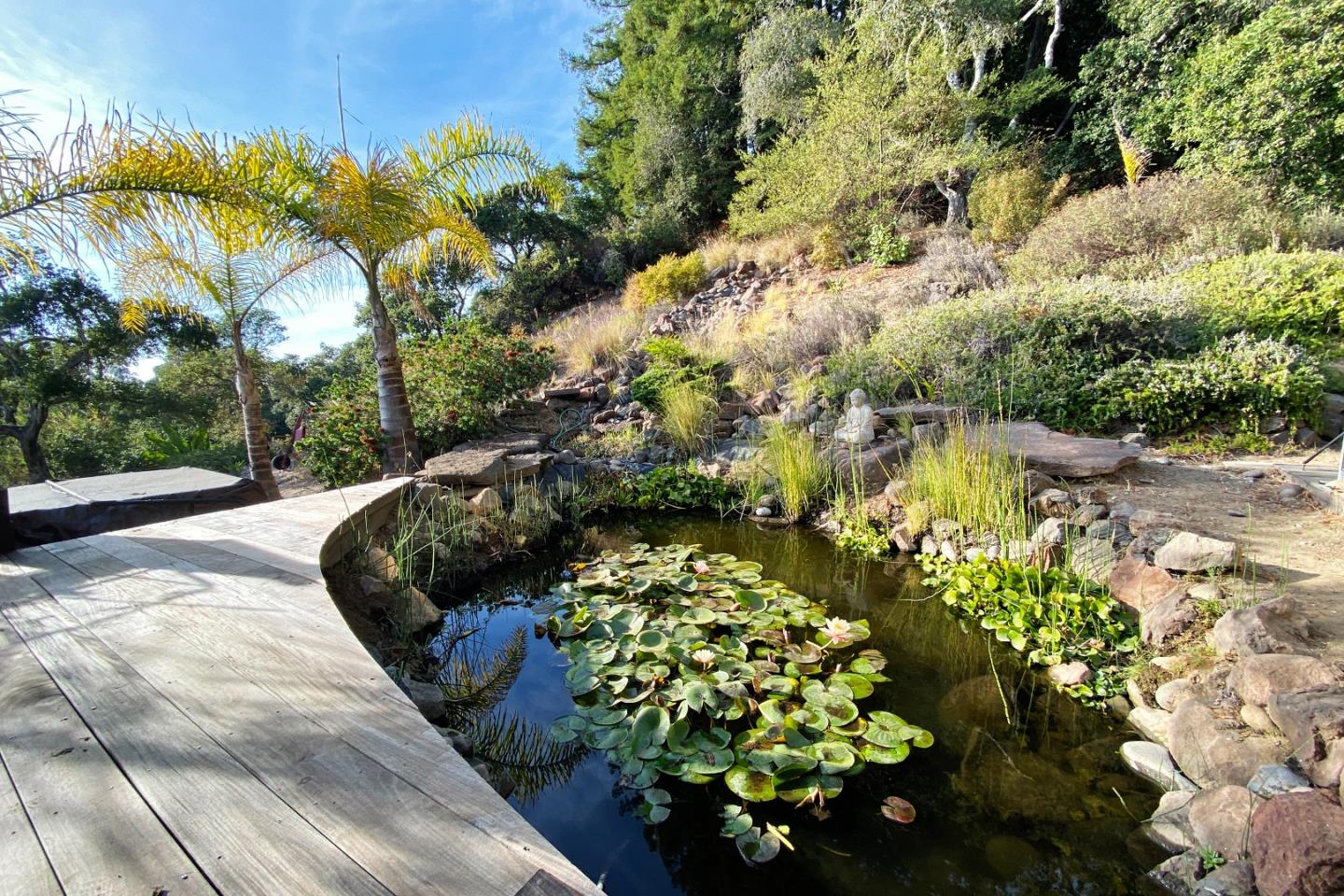 3030 Pleasant Valley Road Aptos, CA 95003 - Photo 37 of 70 a view of a garden with a flower garden