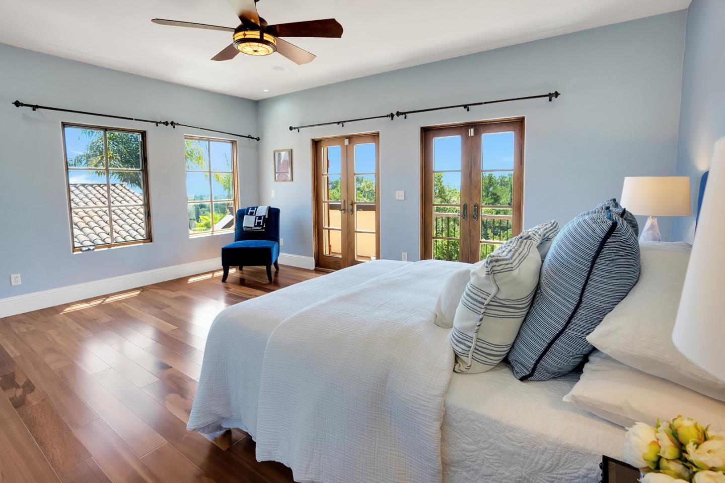 3030 Pleasant Valley Road Aptos, CA 95003 - Photo 47 of 70 a bed room with a bed and a chair