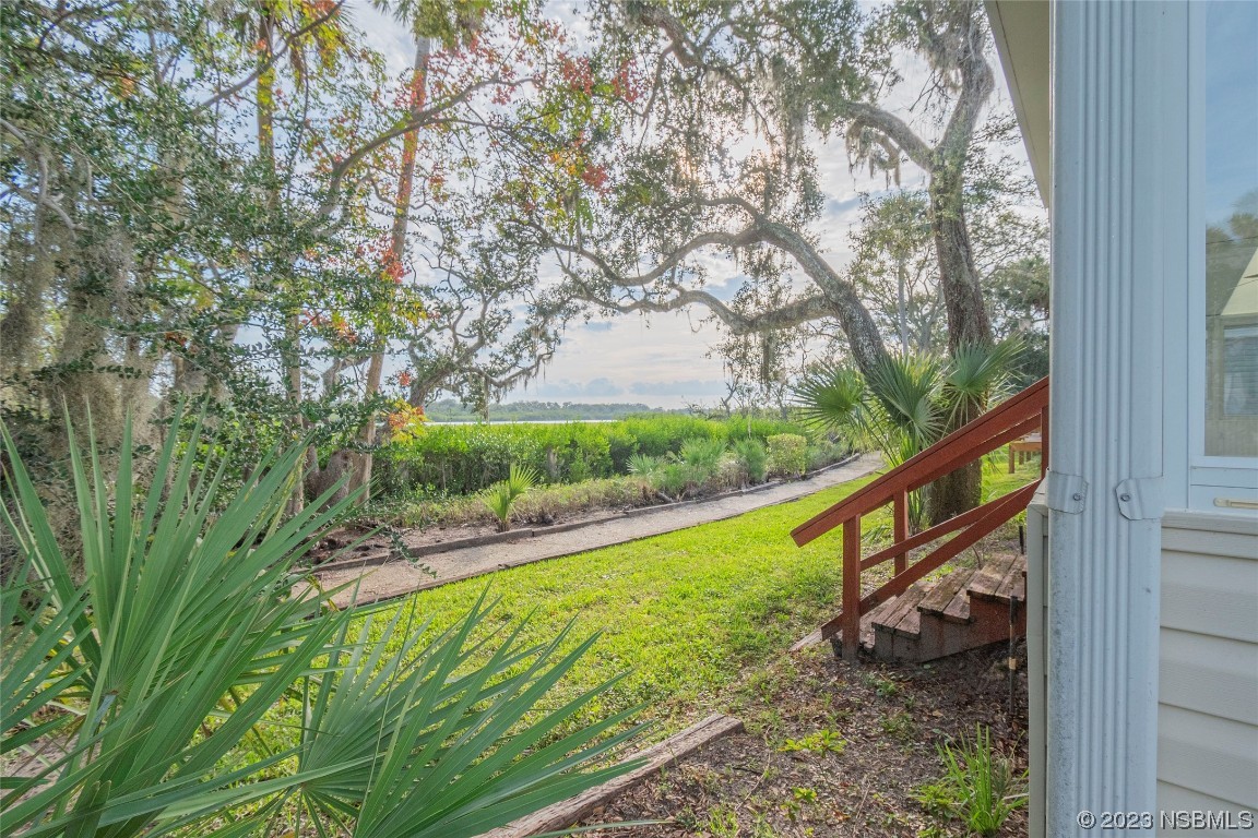 333 Schooner Avenue Edgewater, FL 32141 - Photo 3 of 31 a view of a yard with large trees