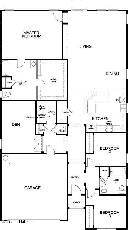 1322 Camp Ridge Lane Middleburg, FL 32068 - Photo 5 of 5 Floor plan