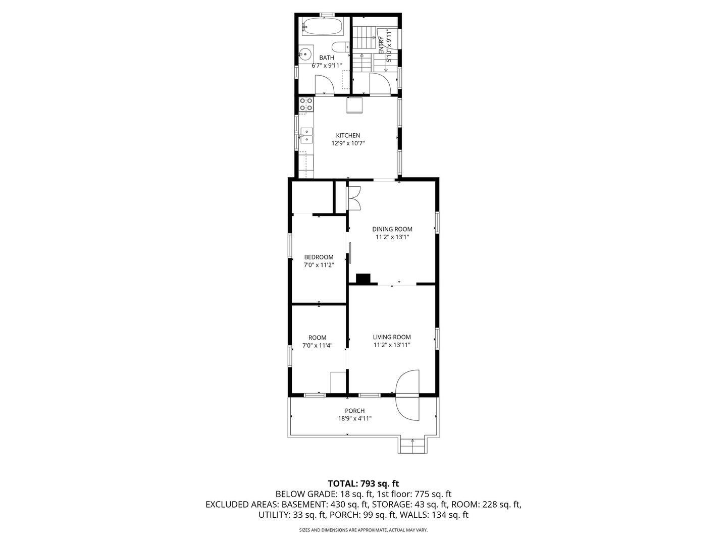 1913 Pershing Boulevard Clinton, IA 52732 - Photo 26 of 26 a picture of a floor plan