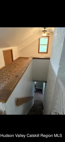 a view of a glass door