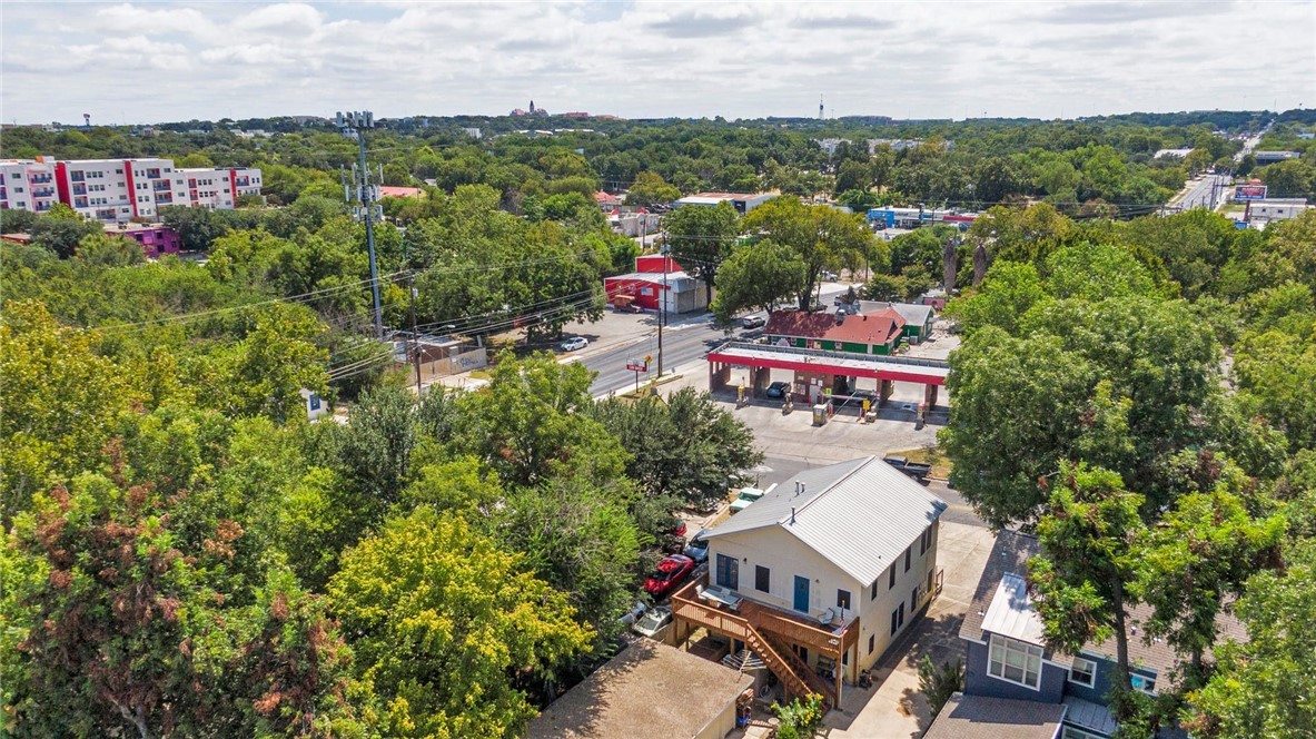 604 Fletcher Street Austin, TX 78704 - Photo 2 of 35 an aerial view of a house with a garden