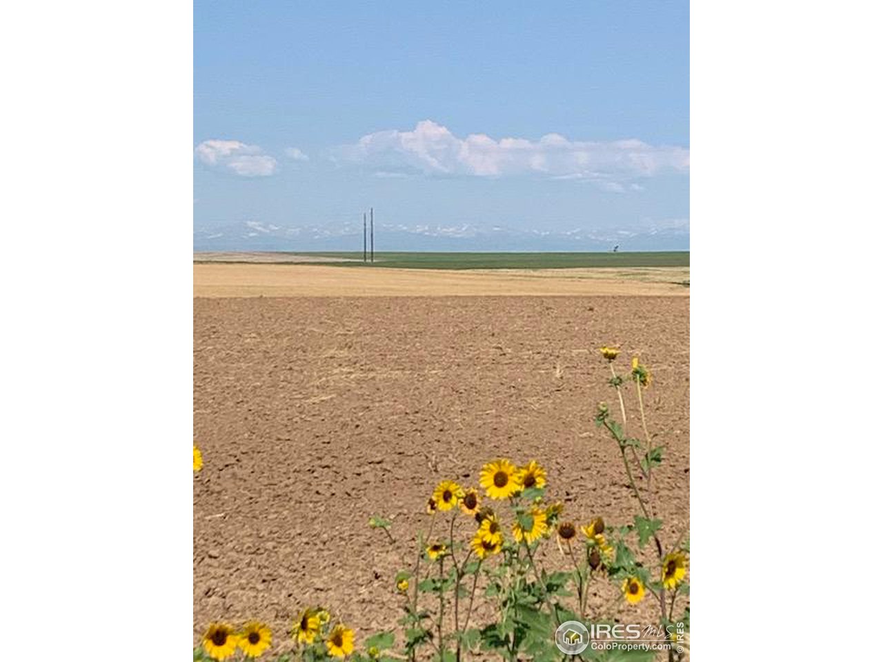 0 Parcel 3 - Tbd Manilla Road Bennett, CO 80102 - Photo 5 of 25 Mountains in the distance. West boundary is almost to the power poles in the distant view.