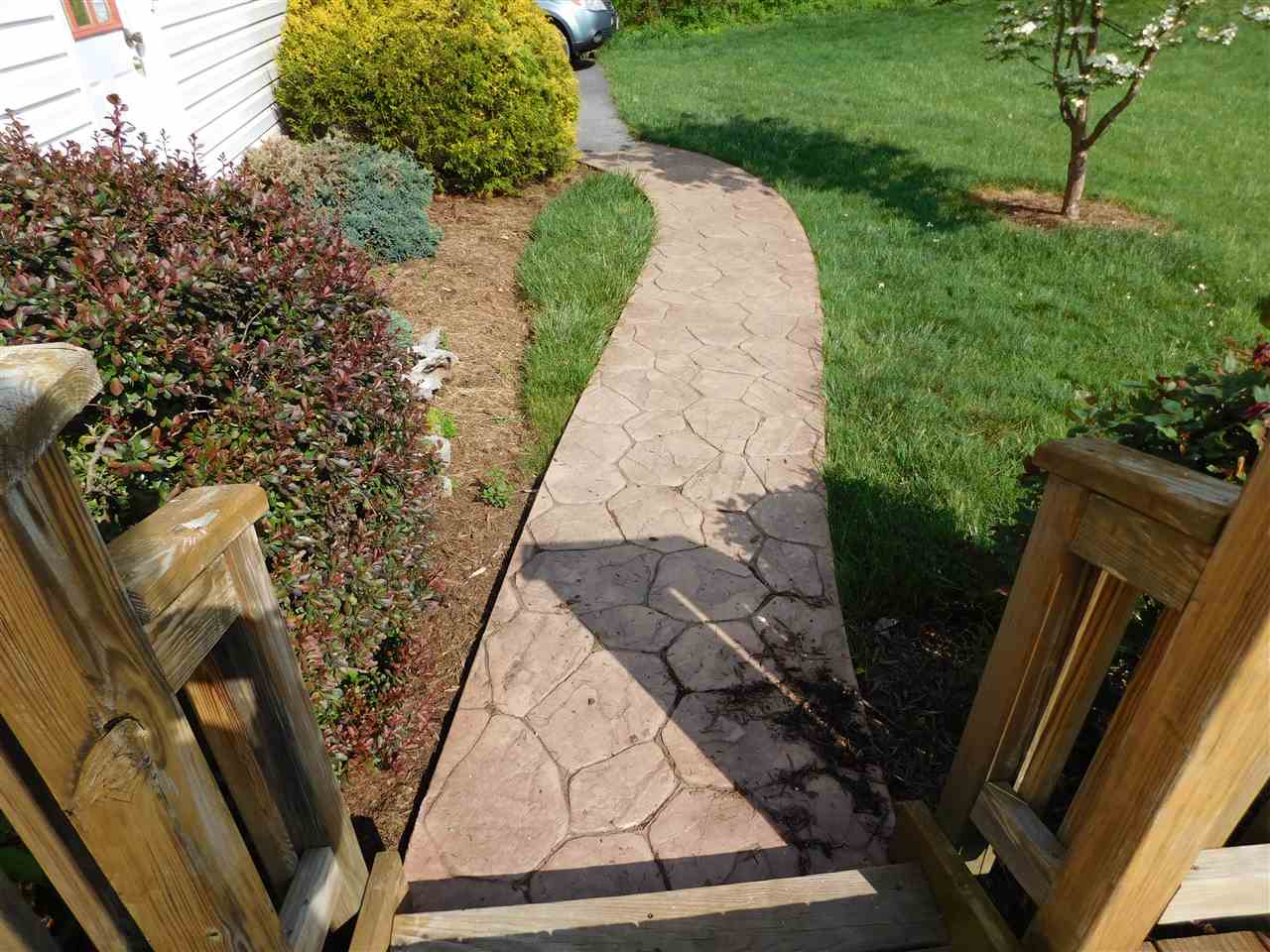 154 Raintree Road Verona, VA 24482 - Photo 46 of 49 a view of a backyard with sitting area