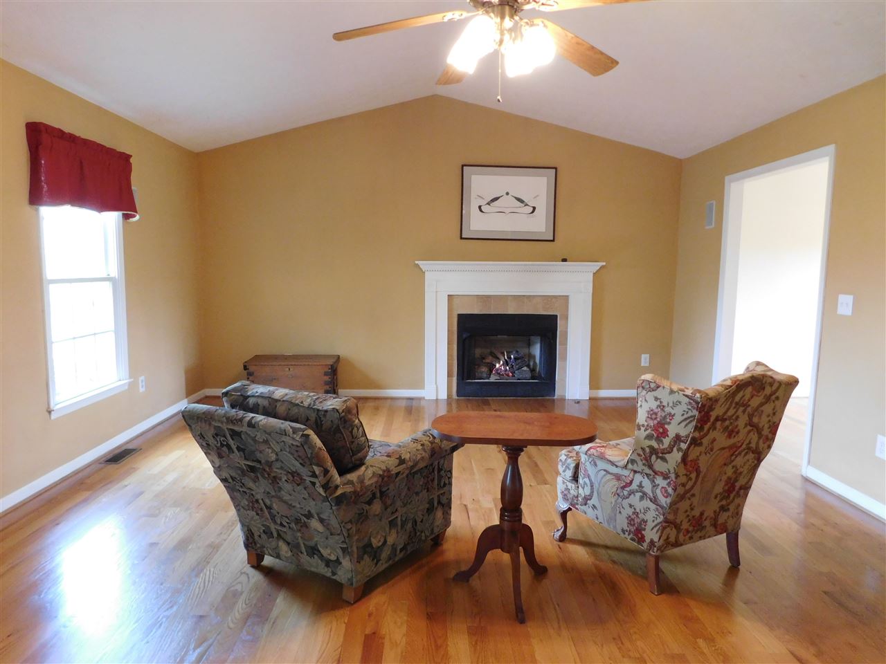 154 Raintree Road Verona, VA 24482 - Photo 5 of 49 a living room with furniture and a fireplace