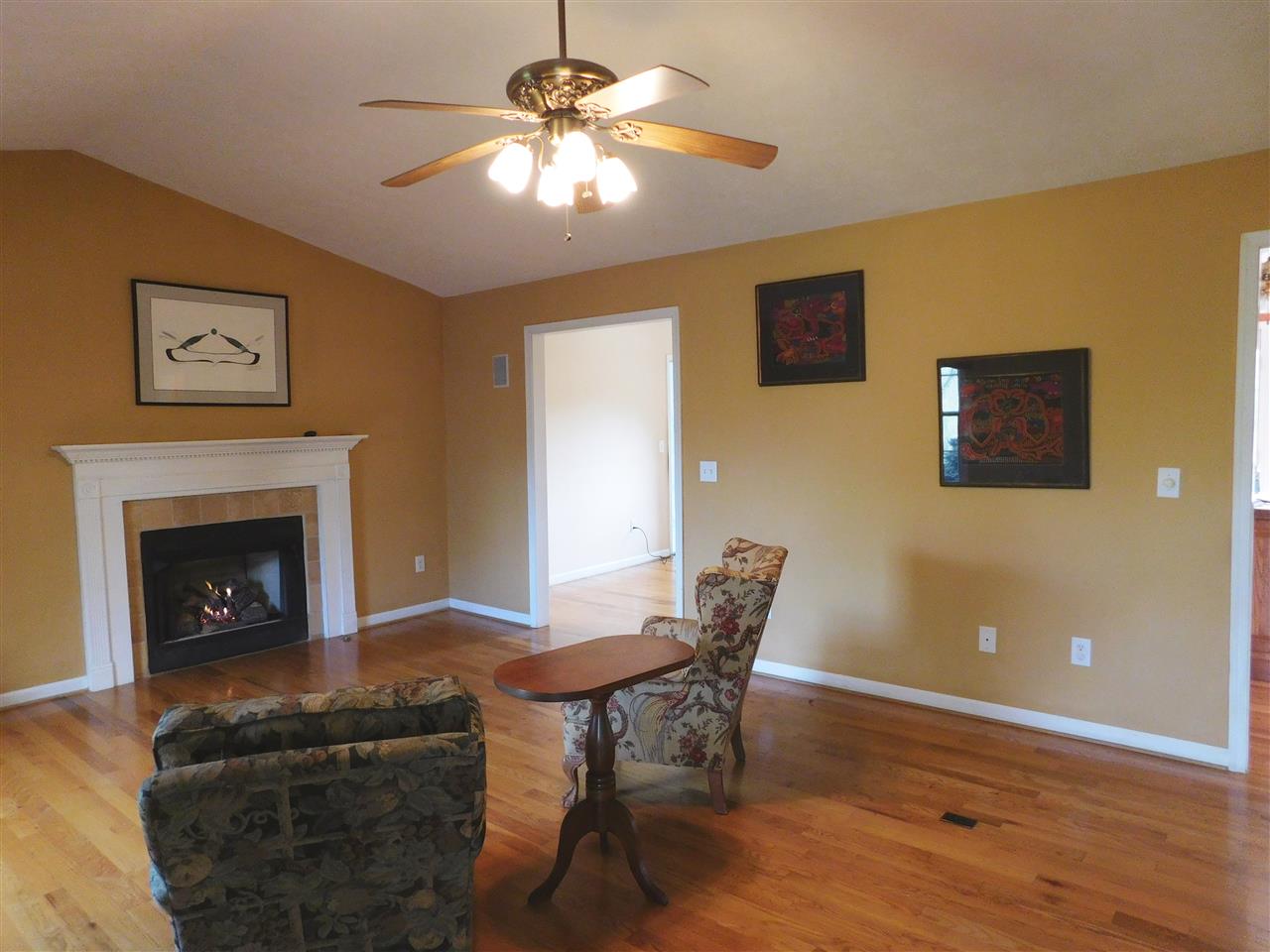 154 Raintree Road Verona, VA 24482 - Photo 8 of 49 a living room with furniture and a fireplace