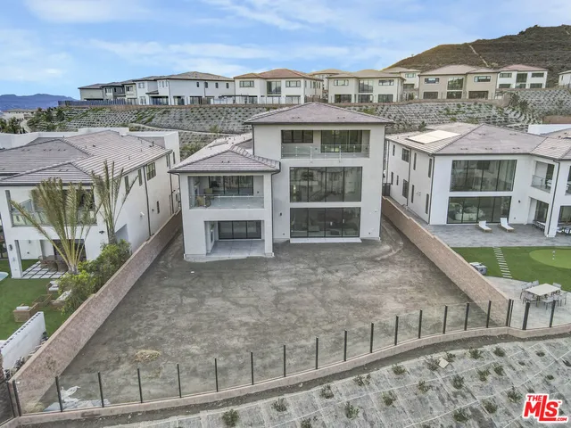 an aerial view of residential houses