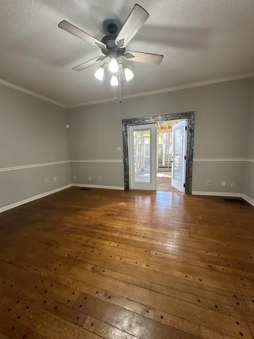 wooden floor in an empty room