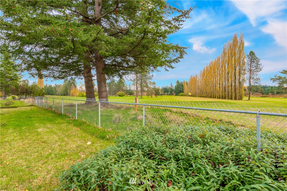 3177 Creasey Road Custer, WA 98240 - Photo 28 of 38 a view of a golf course with a lake