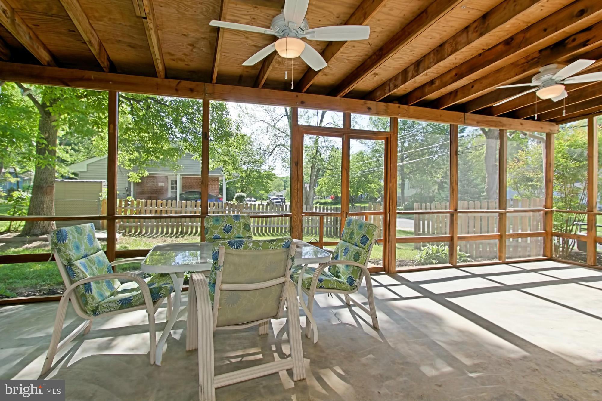 5210 Garner Street Springfield, VA 22151 - Photo 17 of 30 Screened porch off French doors in the living room