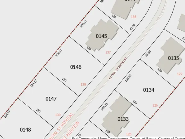 $59,900 | 556 Royal Saint Pats Drive, Wrightstown, WI 54180