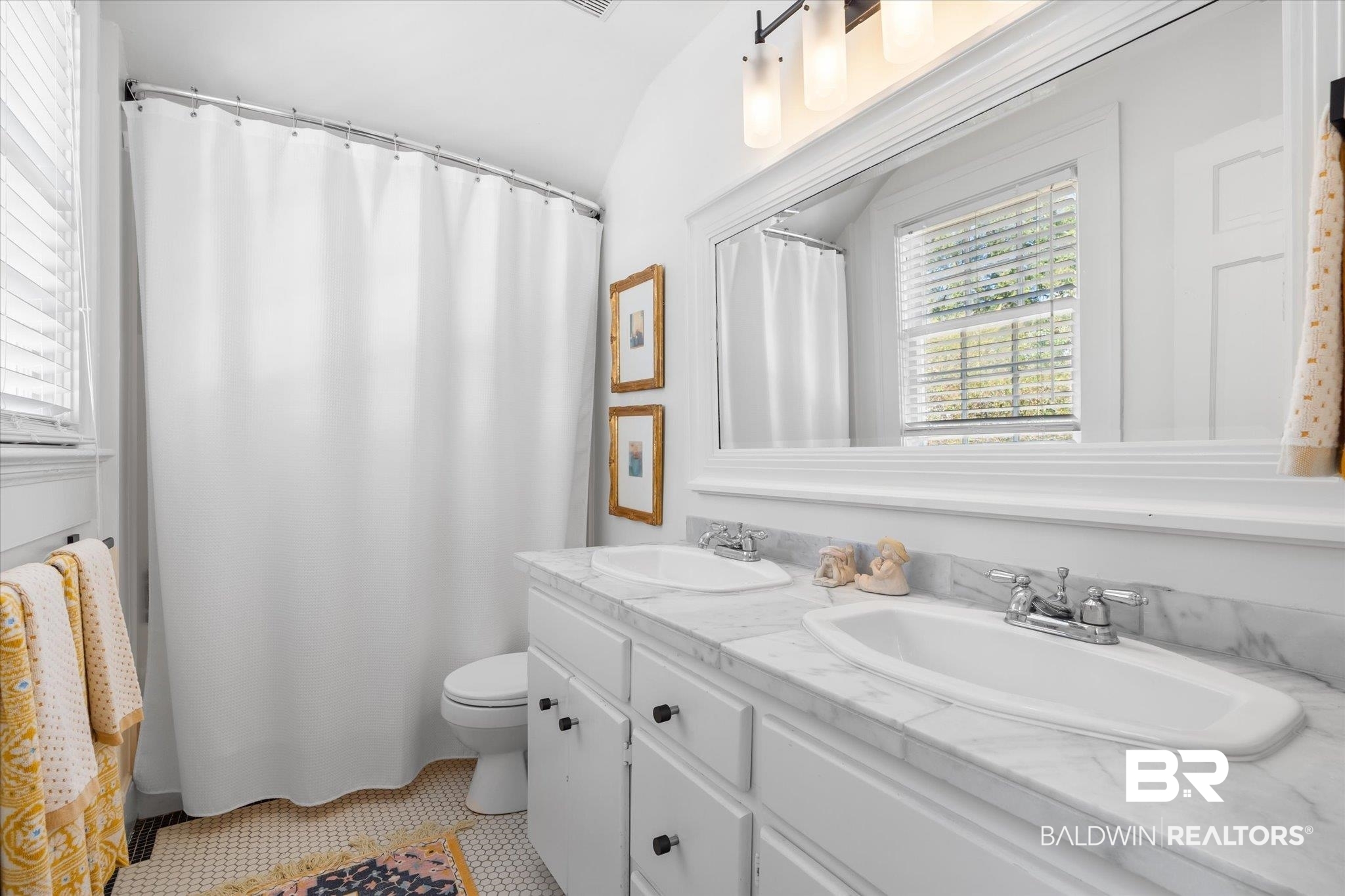 202 Woodlands Avenue Mobile, AL 36607 - Photo 32 of 53 Bathroom with vanity, toilet, and tile patterned flooring