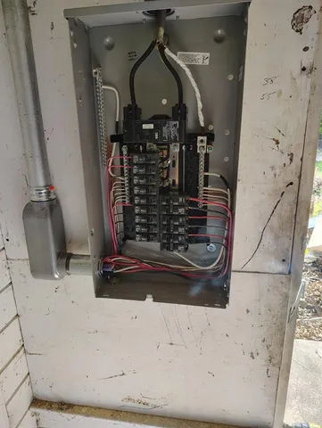 a view of water heater room