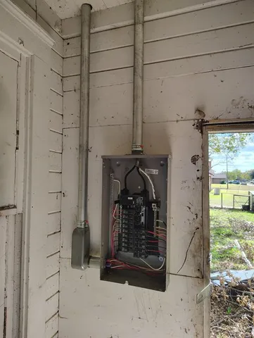a view of water heater room