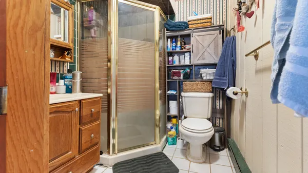a picture of a wall with a book in a kitchen