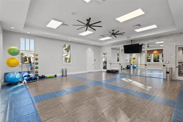 a view of a backyard with a patio