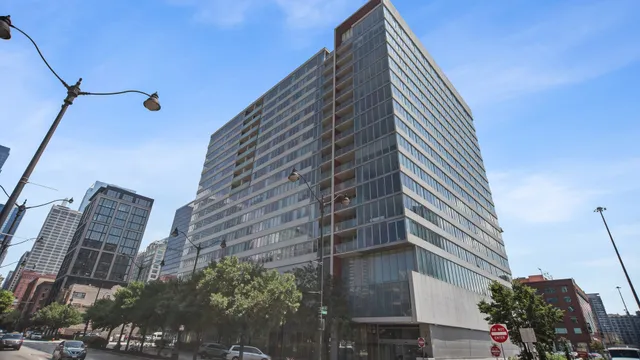 a front view of a building