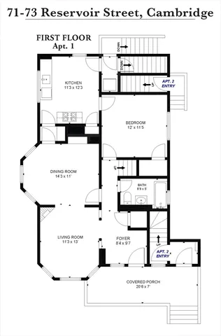 $1,695,000 | 71-73 Reservoir Street, Cambridge, MA 02138